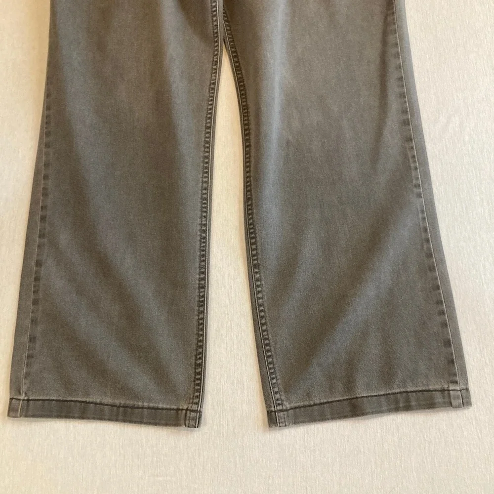 HILTL Mens 35x28 Grey Straight Leg Trousers Pants Grey Wash Made in‎ Macedonia